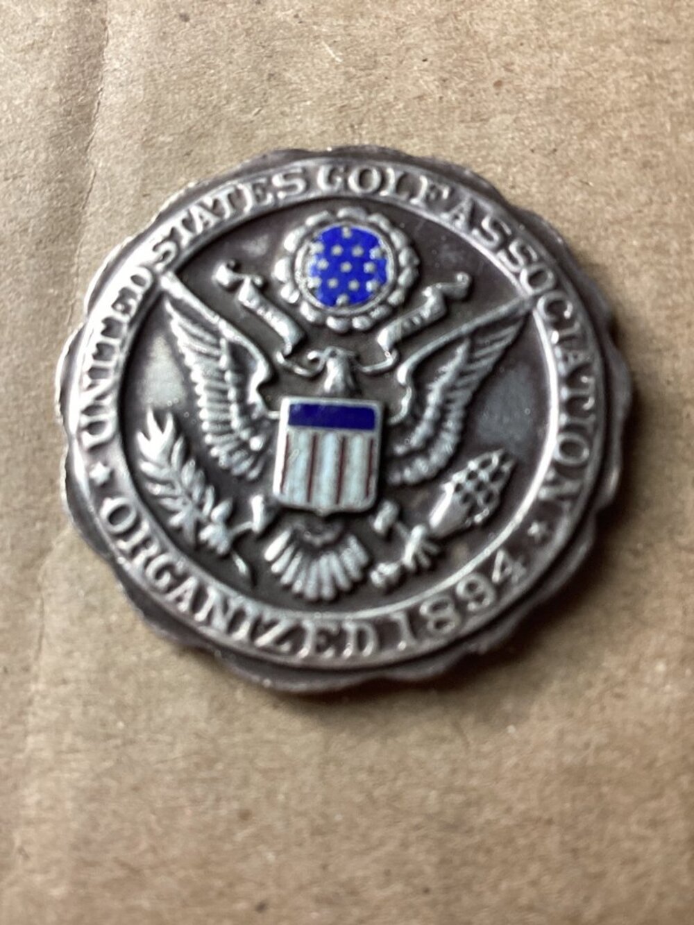 Vtg 1973 USGA Golf Junior Amateur Championship Sterling Medal Low Scorer Memphis